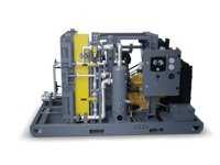 Compresseur d'air Atlas Copco B4-41 1000 Psi sur châssis, diesel, portable, pour location sur plateforme offshore