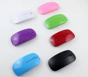 Modis Slient Klik 2.4G Nirkabel Mouse Komputer Optik Mini Nirkabel Ramping