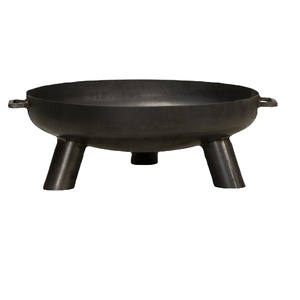 Braciere da Giardino in Acciaio Corten su Misura, a Forma di Disco Ovale, per Esterni e Campeggio, con Connessione Saldabile e Fusione - Product Image 3