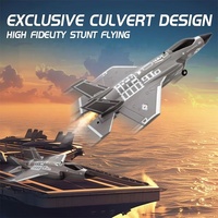 2.4Ghz Télécommande Électrique 4 Canaux Fighter Jet F35 RC Mousse Avion EDF Moteur Brushless et EPP ABS Corps RTF pour Débutants