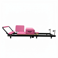 Máquina de Entrenamiento de Core para Mujeres, Plegable, Ajustable, Profesional, de Aluminio Negro, Puede Usarse en Posición Vertical