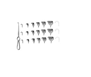 Retractores Quirúrgicos Médicos de 22 cm, Calidad Alemana, Certificación CE, Instrumento Kocher Modelo 15-240-01, Empaquetado Manualmente, Mahersi - Product Image 2