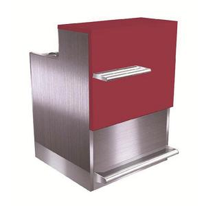 Custom Airport Security Check Furniture <b>White</b> Solid Surface Service Check in Boarding Counter - Product Image 1