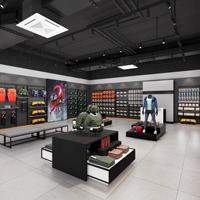 Étagère murale personnalisée pour l'affichage de produits sportifs, design 3D personnalisé, pour chaussures, vêtements, basketball, football