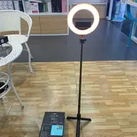 5 inç yeni Model yüzük dolgu işığı LED halka ışık makyaj fotoğrafçılığı için canlı akış taşınabilir kablosuz Tripod özçekim sopa