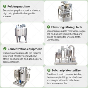 Impianto di Produzione di Salsa Ketchup e Purea, Linea di Produzione di Concentrato di Pomodoro Essiccato, Macchinari per Laboratorio - Product Image 5
