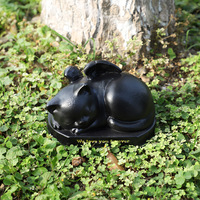 Urne de cercueil pour animaux de compagnie écologique carrée en cristal de cerise avec du bois et du plastique en gros Summerville Tribute Ut ribute