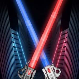 2 sabres laser LED pour enfants, sabres Jedi avec lumières clignotantes, brillent dans le noir pour les enfants - Product Image 4