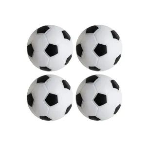 Venta al por mayor de espuma PU antiestrés 63mm forma redonda <span class=keywords><strong>blanco</strong></span> negro Squeeze regalos relacionados 6,3 cm alivio del estrés balón de fútbol - Product Image 5