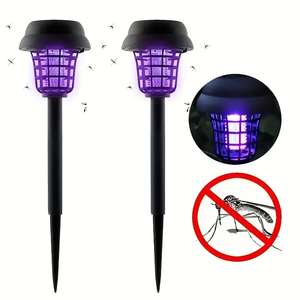Jardín al aire libre Solar Mosquito Killer Light Impermeable Choque eléctrico Flycatcher Jardín Mosquito Catcher - Product Image 1