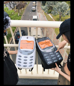 New Personalized Funny Phone <b>Backpack</b> Casual Style Large Capacity For Students School Daily Use Waterproof Material Design - Product Image 4