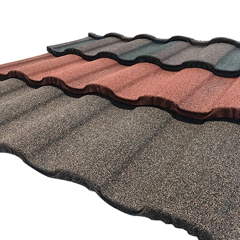 China Preço de fábrica galvanizado Metal Shingle Fish Scale Folhas de cobre Cor Pedra Revestida Metal Telhas para Casa