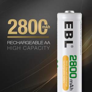 Paquete de 16 Baterías Recargables EBL ProCyco de 2800 mAh AA de Ni-MH con Cargador AAA, Serie de Baterías Doble A de Ni-MH - Product Image 2