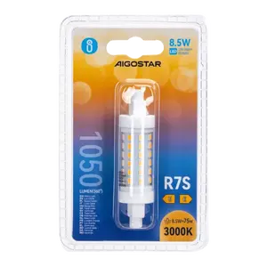 Lampe LED R7s 8,5W 78mm, efficacité énergétique, longue durée de vie, idéale pour l'éclairage intérieur et extérieur. - Product Image 2