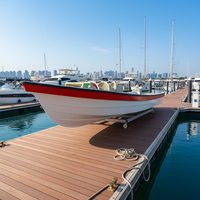 Grandsea 7,9 m/26 pieds Nouveau Bateau de Pêche en Fibre de Verre Pang avec Moteurs Hors-Bord pour Sports et Loisirs