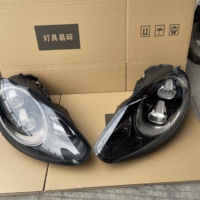 Pour Porsche 970 de 2014 à 2017, ensembles de phares Panamera 970.2 modifiés et améliorés, phares entièrement LED noircis à double transparence