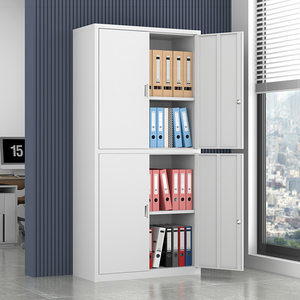 Armoire de rangement à 4 portes en métal Armoire à 6 tiroirs en acier Armoire à casiers en acier avec <span class=keywords><strong>porte</strong></span> <span class=keywords><strong>coulissante</strong></span> en verre - Product Image 6