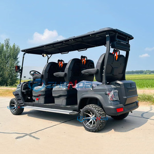 Voiturette de <span class=keywords><strong>golf</strong></span> électrique <span class=keywords><strong>mini</strong></span> 2025, 4 roues, 4 places, utilitaire, pour le tourisme, transport spécial, bonne qualité - Product Image 5