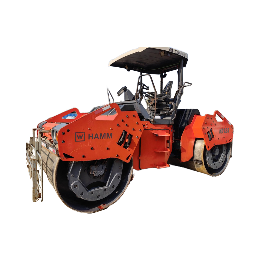HAMM HD128 двойной стальной каток Тяжелая дорожная машина дорожный каток двойной барабанный ролик