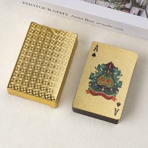 Naipes de Póker <span class=keywords><strong>Texas</strong></span> DIY con Lámina Dorada y Plateada, Impermeables, de PVC, Portátiles, Lavables, Venta al por Mayor, Edición Especial Huevo - Product Image 6