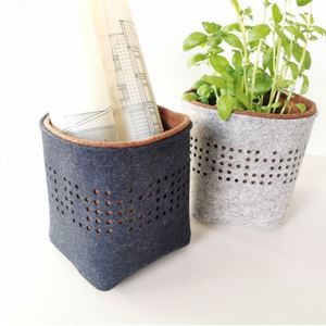 Chine fournisseur feutre plante couvre avec support grande taille planteur fleur - Product Image 3