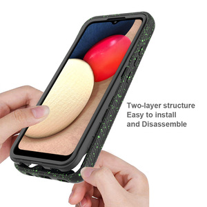 Thiết Kế Khung Hình Ngôi Sao Bling Hấp Dẫn Ốp Lưng Chống Sốc Mềm TPU + Acrylic Cho Sasmung A02S - Product Image 3