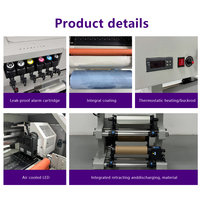 Imprimante DTF UV semi-automatique à double tête DX7 de 60 cm, machine d'impression de film TPU rouleau à rouleau, imprimante d'étiquettes grand format pour la maison