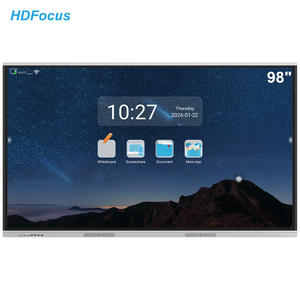 <span class=keywords><strong>Tableau</strong></span> <span class=keywords><strong>blanc</strong></span> interactif intelligent tout-en-un LCD de 98 pouces pour l'éducation et la vidéo, avec projecteur intégré pour les écoles et les universités - Product Image 1