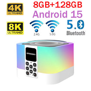 TV <span class=keywords><strong>Box</strong></span> Z1 <span class=keywords><strong>Mix</strong></span> 8K 4K Quad Core Allwinner H313 Android 15 BT 5.0 WiFi6 Control Remoto por Voz Luz RGB Audio 8GB 128GB para - Product Image 3