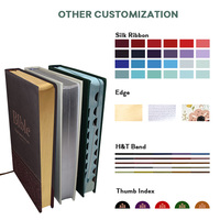 Couverture en cuir PU tendance et exclusive pour livre chrétien, impression moderne, meilleur prix, Sainte Bible