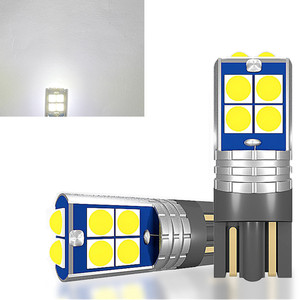 Modificación de la luz de estacionamiento del coche, bombilla T10 W5W de alto brillo, luz de estacionamiento súper brillante, luz diurna, LED azul hielo sma - Product Image 1