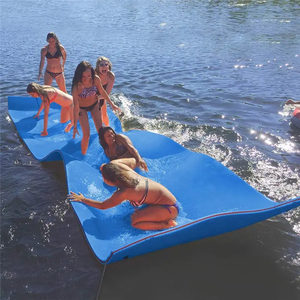 Alfombrilla de agua para piscina de espuma XPE grande de 3 capas al por mayor, alfombrilla flotante para lago - Product Image 4