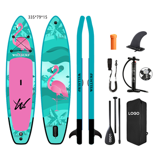 ผลิตบอร์ดยืนพายแบบเป่าลม ขนาด 335 ซม. 11 ฟุต ยี่ห้อ SUP Stand up Aufblasbares Board Sup Padel Surfbrett SUP Paddle Board - Product Image 3