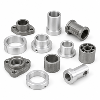 Custom CNC Machined Bushings Spacers Shaft Collars Stainless Steel Brass Precision Turning Parts