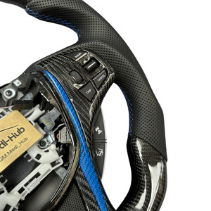 GM.Modi-Hub Vente directe d'usine Volant de voiture en fibre de carbone pour <span class=keywords><strong>Acura</strong></span> 2015 -<span class=keywords><strong>2020</strong></span> TLX / 2014-<span class=keywords><strong>2020</strong></span> <span class=keywords><strong>MDX</strong></span> - Product Image 6