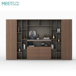 Modern Luxury Convertible Steel Office Cupboard Large Capacity Modular Open <b>File</b> Cabinet with Luxury <b>Storage</b> Panel Style - Product Image 4
