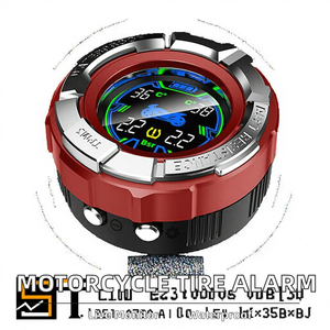 Motorrad TPMS Drahtloses Reifendrucküberwachungssystem ABS-Kunststoff Wasserdichter LCD-Bildschirm Echtzeit-Reifentemperaturalarm - Product Image 2