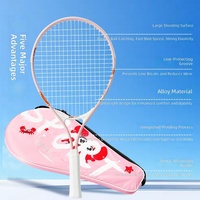 Ensemble complet de raquettes de tennis, housse en tissu Oxford imperméable renforcé de nylon, cadre en alliage d'aluminium portable pour l'entraînement