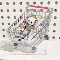 Support de présentation de badges en acrylique Marque Valley Meeli, modèle Yum Tuogu, pour rangement et décoration de bureau, personnage de dessin animé