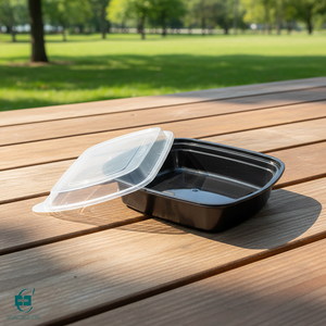 Durable Disposable PP Plastic Food Container with Transparent Lid BPA Free Plastic <b>Box</b> for Hot and Cold Food Service Supplies - Product Image 1