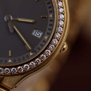 Reloj Digital de Lujo con Movimiento Ronda, con Diamante de Corte Redondo de Moissanita de 12.00 CT, para Hombre y Mujer, Caja de Acero, Resistente al Agua - Product Image 4