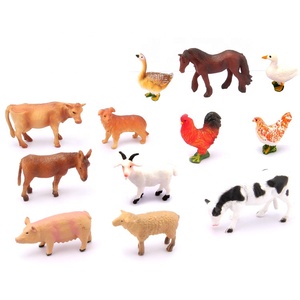 Ensemble de Figurines <span class=keywords><strong>animaux</strong></span> de <span class=keywords><strong>ferme</strong></span> 12 pièces, petits <span class=keywords><strong>animaux</strong></span> de <span class=keywords><strong>ferme</strong></span> assortis en plastique réaliste pour les tout-petits et les enfants - Product Image 5