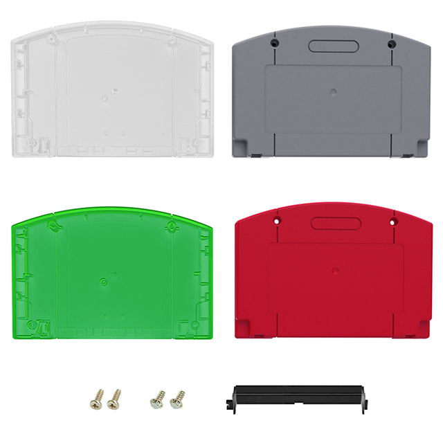 For Nintendo N64 DIY Replacement Clear Cartridge Shell Housing Transparent Replace Cover Part for Game Accessories