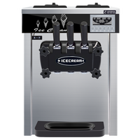 Machine à crème glacée molle de petite taille à tête unique entièrement automatique de type commercial de table avec moteur principal Garantie 1 an
