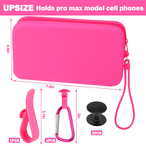 EVA Beach Tote Bag Accessory Zipper Pouch Insert Small Organizer Storage Bag for Phone Keys Coins Travel - Product Image 2