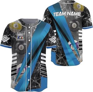 Maillot de baseball personnalisé, ambiance rétro, 100% polyester, respirant, séchage rapide, confort, col Henley, nom du joueur, impression numérique, unisexe, taille XL - Product Image 6