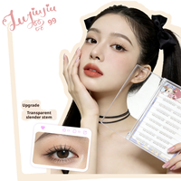 Offre Spéciale – Faux Cils Synthétiques Réutilisables Faits Main, Grand Paquet de 80 Grappes pour une Longue Durée, 10 Rangées Multi-Styles