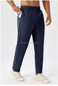 Ventes en gros de pantalons de survêtement décontractés pour hommes, taille haute, avec cordon de serrage, nouvelle arrivée, logo personnalisé, grande taille, été, sport, fitness - Product Image 2