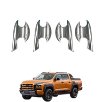 Couvercle de bol de porte en ABS chromé pour TRITON L200 2023 2025 2025 accessoires extérieurs automatiques garniture de protection en plastique de voiture