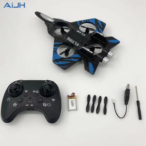 Avion télécommandé AiJH à vol stationnaire automatique 360 °   <span class=keywords><strong>Hélicoptère</strong></span> télécommandé anti-chute avec fonction de rotation et éclairage, avion RC - Product Image 2
